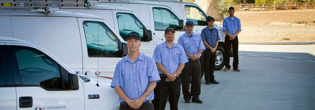 KIC Refrigeration crew ready for Mini Split Repair jobs across Hastings